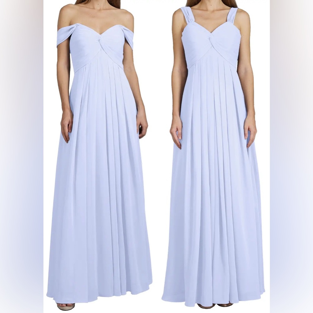 Azazie Sky Blue Convertible Wedding Dress